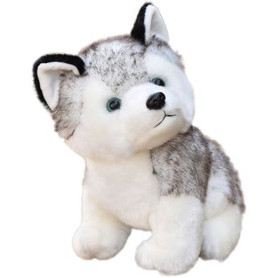 Husky Puppe Pluschpuppe Kuscheltier Pluschtier Spielzeug