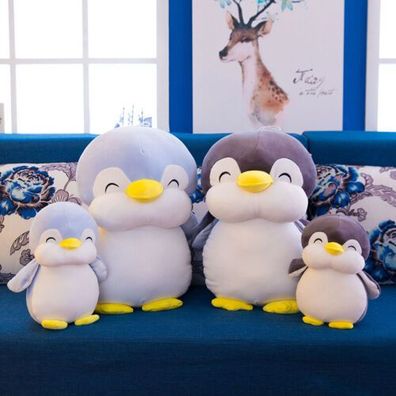 Pinguine Pluschspielzeug kuscheliges Stofftier Kuscheltier Kinder Geschenk sub blau g