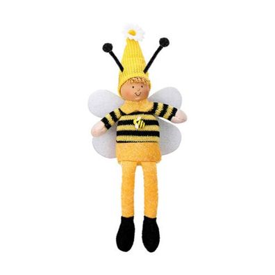 Niedliche Biene Pluschtiere Bienentag Stofftier beruhigende Puppe mit Flugeln klein w