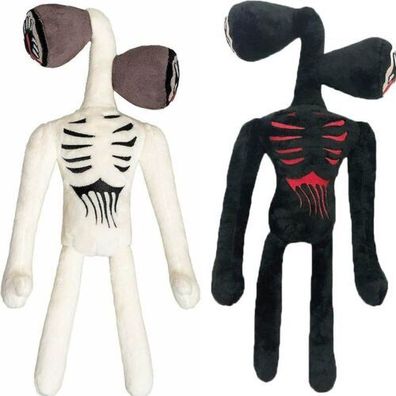 15.7" Siren Head Plush Toy White Black Stuffed Plush Doll Toy, Horror Character