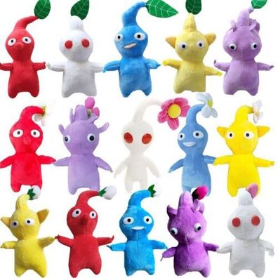 Game Pikmin Plush Toy 15cm/6in Flower Bud Soft Stuffed Doll Kid Gift Collectible
