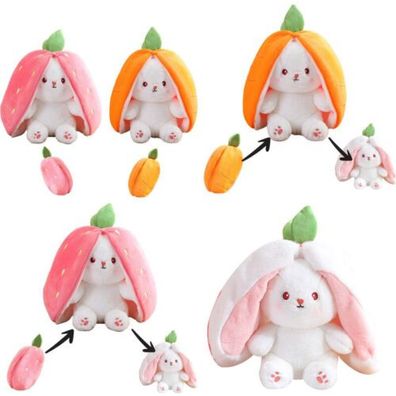 New Bunny Plush Toy Rabbit Bunny Stuffed Animal Doll Plush Bunny with Carrot
