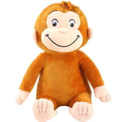 The Curious George Affe Stofftier Pluschpuppe Spielzeug 12 Zoll Teddy Kinder Geschenk
