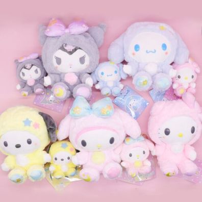 Hello Kitty My Melody Kuromi Cinnamoroll Sanrio Stuffed Plush Toys Doll Kid Gift