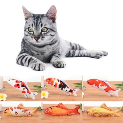3D Tier Fisch Gras Karpfen Kissen PP Plusch Simulationskissen Kinderspielzeug#;