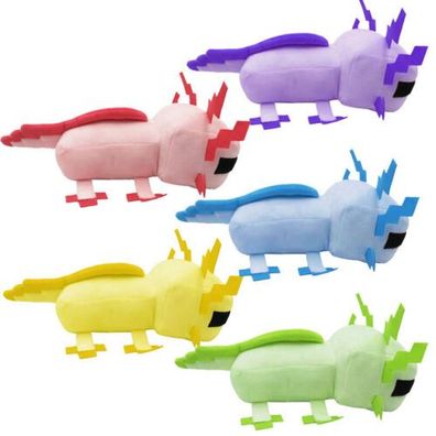 Minecraft Pluschpuppe selten Axolotl weiches Pluschtier Kuscheltier Kinder Spielzeug