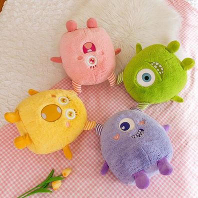 Cute Cartoon Monster Plush Toy Doll Adorable Pet Stuffed Animal Birthday Gift