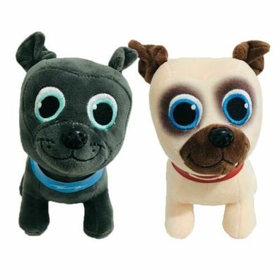 Animation Cute Puppy Dog Pals Bingo And Rolly Bulldog Stuffed Animals Plush Toys