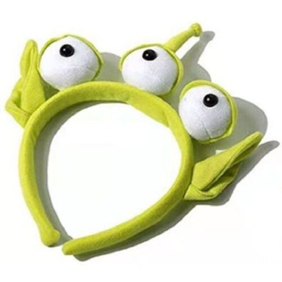 2pcs Toy Story Alien Green Headband Eyeball Monster Plush Clothing Cosplay Gift