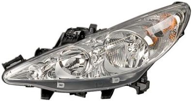 HELLA 1EF 354 533-021 Halogen-Hauptscheinwerfer - rechts - für u.a. Peugeot 207 (Wa ,