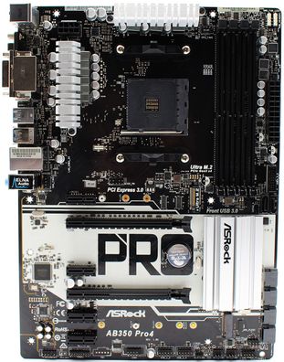 Asrock AB350 PRO4 Mainboard AM4 DDR4 ATX