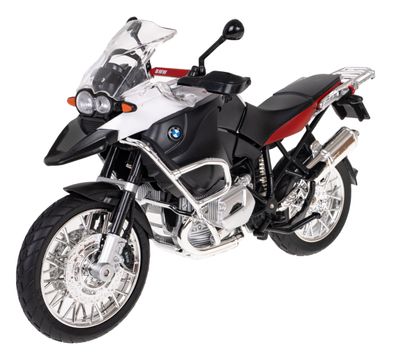 Metall Motorrad BMW R1200GS 1:9 RASTAR Weiß