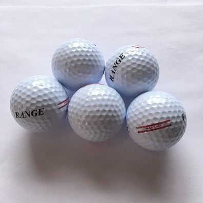 Range Golfbälle weiß, 5 Stück