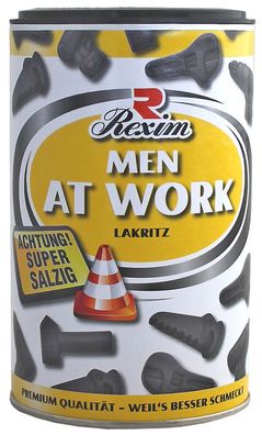 Rexim "Men at Work" Lakritz nach holländischer Rezeptur 250g Dose