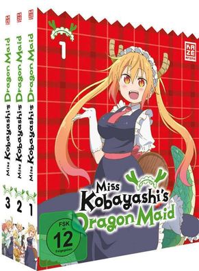 Miss Kobayashis Dragon Maid - Staffel 1 GA (DVD) Gesamtausgabe, 3Disc, Bundle - ...