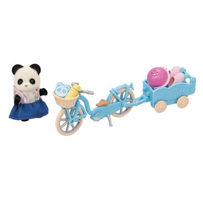 Panda und Fahrrad-Schleifset