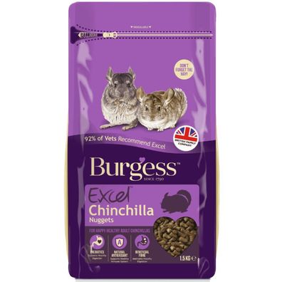 Burgess - Chinchilla Nuggets - 1,5 kg (40030)