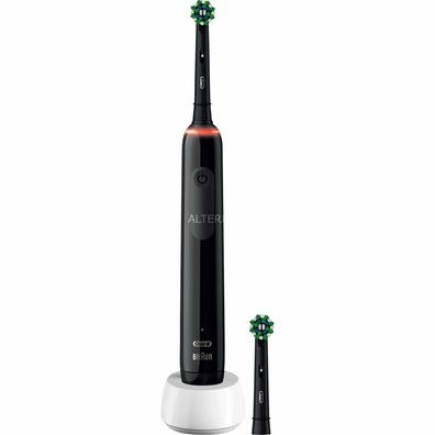 Oral-B Pro 3 3000 CrossAction Black Edition, Elektrische Zahnbürste (schwarz)