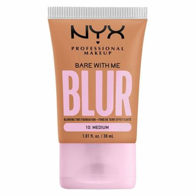 NYX Professional Makeup - Bare With Me Blur Tint Foundation 10 Medium