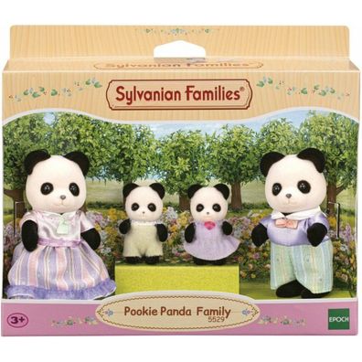 Sylvanian Families 5529 Pookie Panda Family - Dollhouse Playsets
