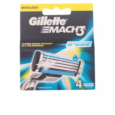 Gillette Mach3 Men's Razor Blade Refills 4er Pack