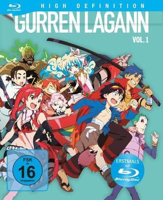 Gurren Lagann - Vol.1 (BR) Min: 350/ DD/ WS 2Disc - AV-Vision - (Blu-ray Video / ...