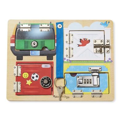Melissa & Doug Wooden Game Board Open And Close The Doors