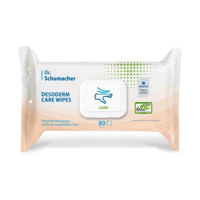 Dr. Schumacher Desoderm Care Wipes Feuchttücher | Packung (80 Tücher)