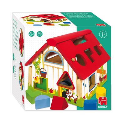 Goula 55220 Geometrische Formen Farm, Babyspielzeug
