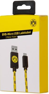 PS4 USB Ladekabel BVB - - (SONY® PS4 Hardware / Zubehör)