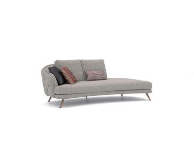 Grau Chesterfield Sofa Wohnzimmer Dreisitzer Couch Designer Polstermöbel