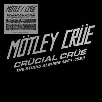 Mötley Crüe: Crücial Crüe-The Studio Albums 1981-1989 - BMG Rights - (CD / Titel: ...