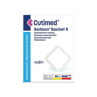 Cutimed® Sorbion® Sachet® S 10 x 10 cm 12 Stück