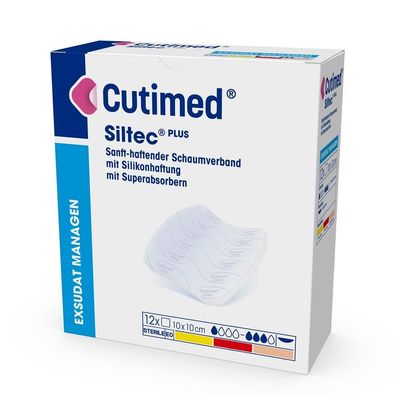 Cutimed® Siltec® Plus 10 x 10 cm 12 Stück