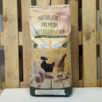 Ziergeflügelfutter mit Soldatenfliegenlarven 20kg