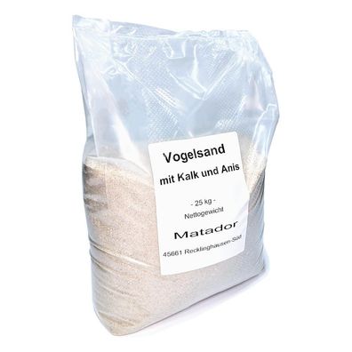 Vogelsand fein mit Grit und Anis 6kg