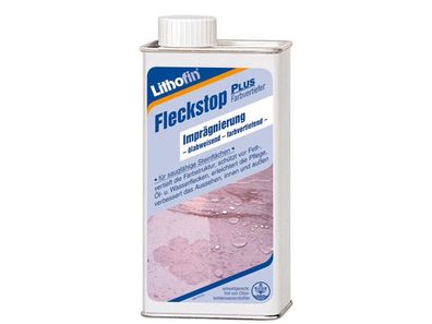 Lithofin Fleckstop PLUS Farbvertiefer 1 ltr. Marmor, Granit