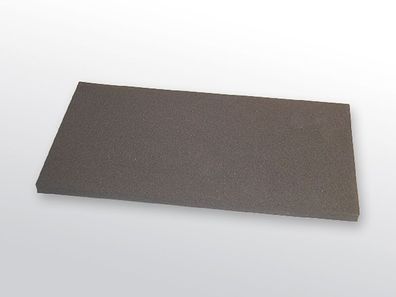 Ersatzbelag Fugbrett 12 x 30 cm Zellkautschuk schwarz