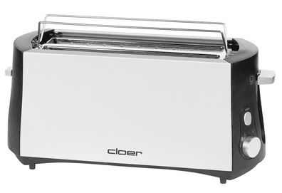 CLOER Toaster 3710 4Scheiben 1285Watt chrom/ schwarz