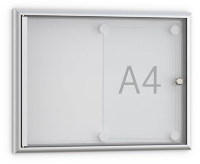 Ihre DIN A4-Aushänge in allen Räumen schnell präsentiert: MSK 2 - 2 x DIN A4 - Einsei