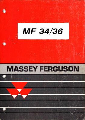 Ersatzteilliste Massey Ferguson MF 34/36 Mähdrescher Deutsch