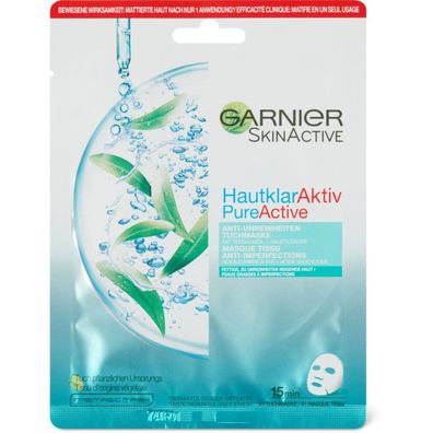 Garnier Skin Active Tuchmaske mit Teebaumöl, 1 St