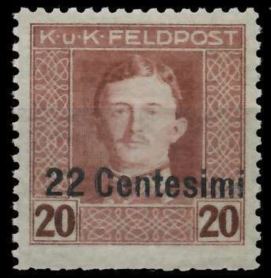 Österreich Feldpost Italien Nr 9B postfrisch X73AEFA