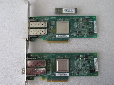 2 x QLogic QLE2562-T-NAP NetApp 111-00480 Fibre Channel Controller + 2 x GBIC 8G