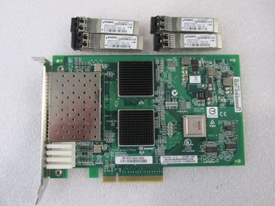 NetApp QLogic QLE2564-NAP FC Quad-Port 8Gb PCIe x8 Network Adapter mit 4 x GBIC