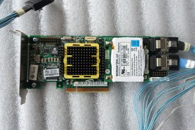 SUN 1212SHN Raid Controller SAS PCIe 8 Port 512MB 375-3536 Low Profile