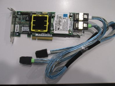 Sun 375-3536-04R50 StorageTek 8-Port SAS PCI-E + BBU-Module inkl. Kabel Low Prof