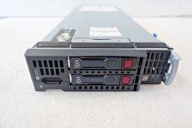 HP BL460c Gen9, 2 x E5-2667v3, 128 GB, P244br, 2 x 146 GB 15k, 560FLB + 560M