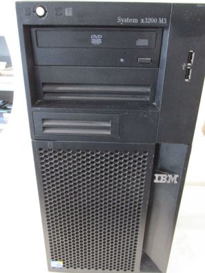 IBM x3200 M3 7328 Tower Intel x3450 2,66GHz QuadCore, 4GB RAM, DVD, 4x 3TB HDD
