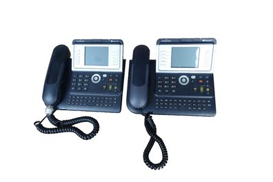 2 x Alcatel Lucent 4068 IP Extended Edition Octophon IP 160 EE Systemtelefon